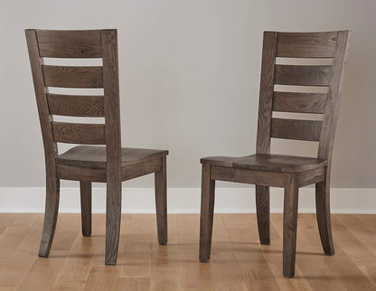 Vaughan Bassett - Dovetail - Horizontal Slat Side Chair - Aged Grey - 753-020  view 5