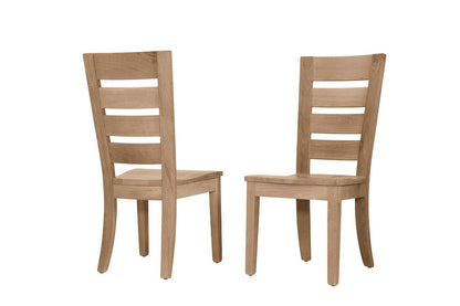 Vaughan Bassett - Dovetail - Horizontal Slat Side Chair - Bleached White - 755-020  view 1