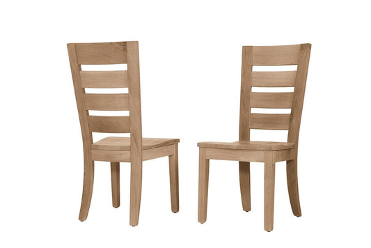 Vaughan Bassett - Dovetail - Horizontal Slat Side Chair - Bleached White - 755-020  view 1
