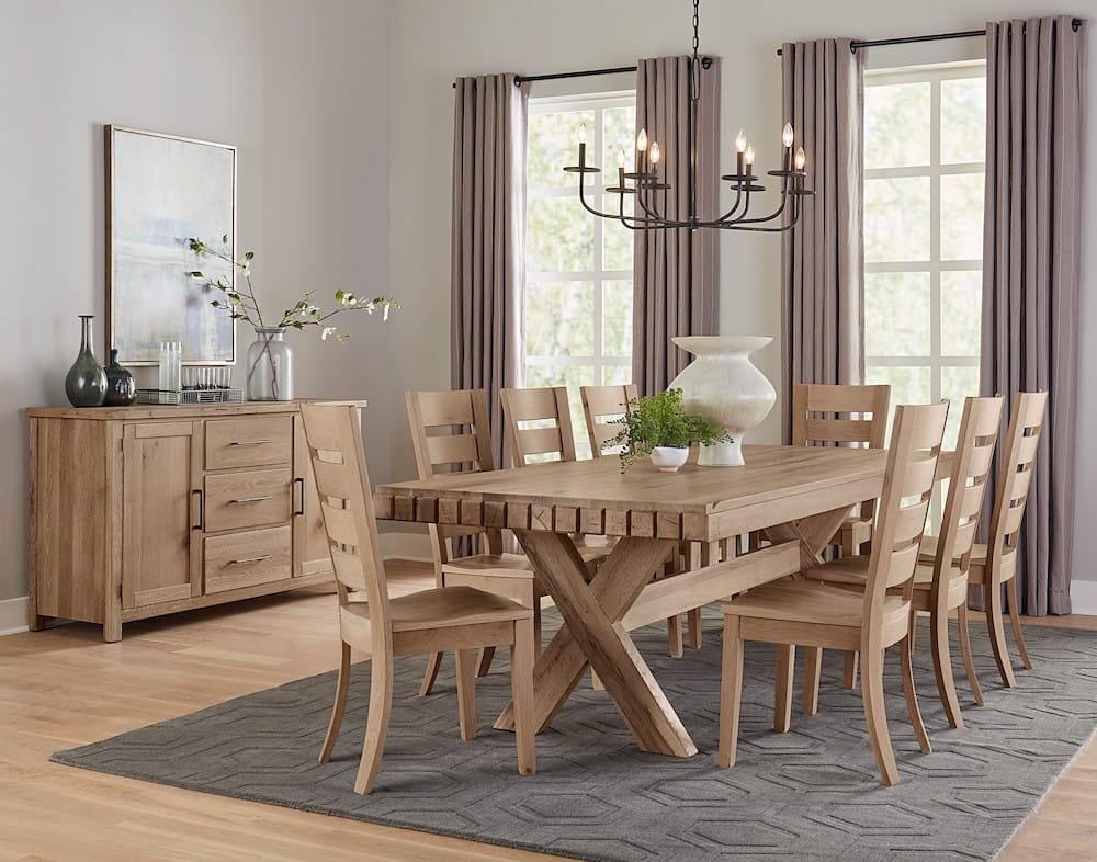 Vaughan Bassett - Dovetail - Horizontal Slat Side Chair - Bleached White - 755-020  view 2