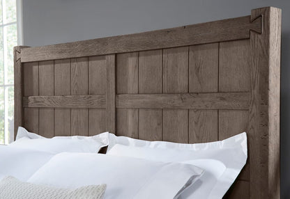 Vaughan Bassett - Dovetail - King Board & Batten Bed - Mystic Grey - 751-669-966-922-MS2  view 4