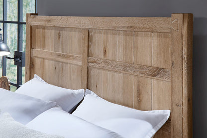 Vaughan Bassett - Dovetail - King Board & Batten Bed - Sun Bleached White - 754-669-966-922-MS2  view 2