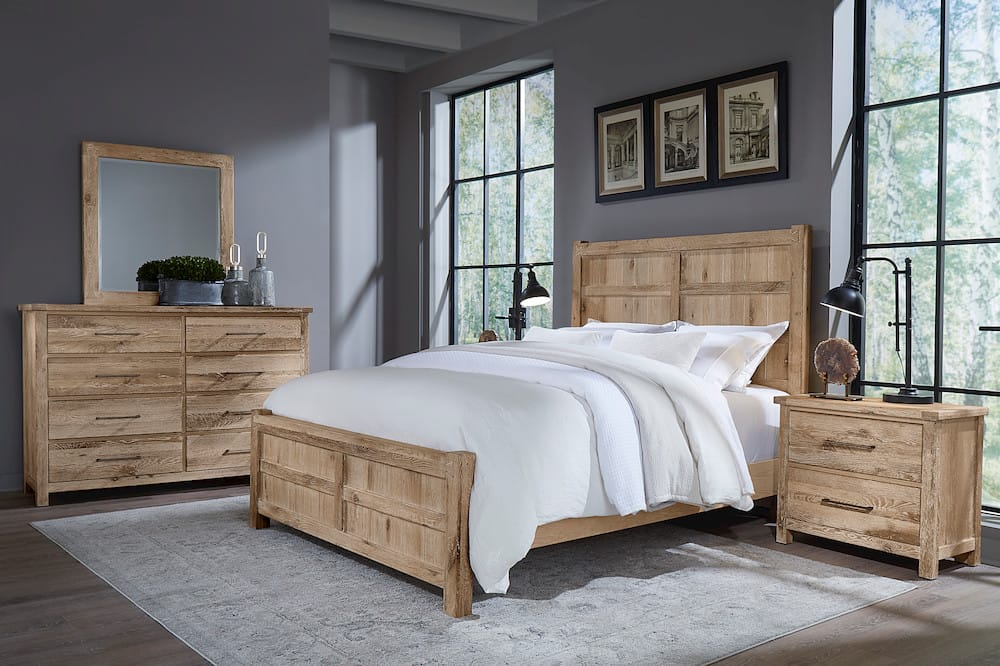 Vaughan Bassett - Dovetail - King Board & Batten Bed - Sun Bleached White - 754-669-966-922-MS2  view 4