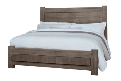 Vaughan Bassett - Dovetail - King Poster Bed With 6X6 Fb - Mystic Grey - 751-668-166-922-MS2  view 1