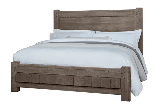 Vaughan Bassett - Dovetail - King Poster Bed With 6X6 Fb - Mystic Grey - 751-668-166-922-MS2  view 1