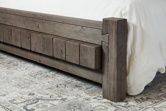 Vaughan Bassett - Dovetail - King Poster Bed With 6X6 Fb - Mystic Grey - 751-668-166-922-MS2  view 2