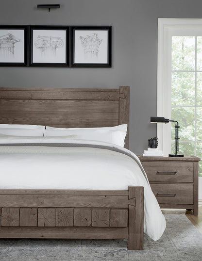 Vaughan Bassett - Dovetail - King Poster Bed With 6X6 Fb - Mystic Grey - 751-668-166-922-MS2  view 7