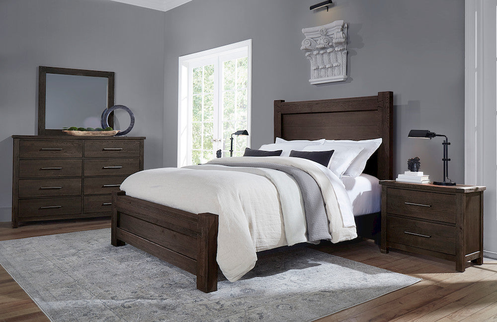 Vaughan Bassett - Dovetail - King Poster Bed With Poster Fb - Java - 750-668-866-922-MS2  view 2