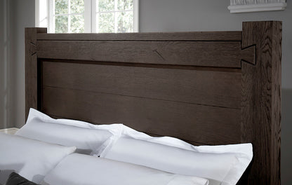 Vaughan Bassett - Dovetail - King Poster Bed With Poster Fb - Java - 750-668-866-922-MS2  view 3