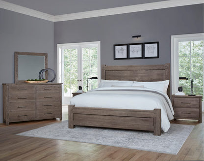 Vaughan Bassett - Dovetail - King Poster Bed With Poster Fb - Mystic Grey - 751-668-866-922-MS2  view 2