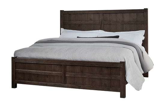 Vaughan Bassett - Dovetail - Queen Board & Batten Bed - Java - 750-559-955-922  view 1