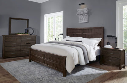 Vaughan Bassett - Dovetail - Queen Board & Batten Bed - Java - 750-559-955-922  view 2