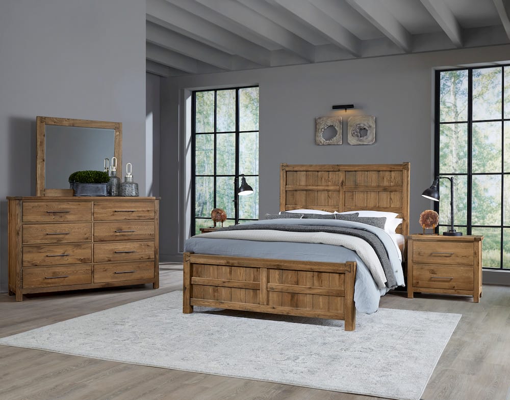 Vaughan Bassett - Dovetail - Queen Board & Batten Bed - Natural - 752-559-955-922  view 3