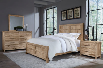 Vaughan Bassett - Dovetail - Queen Board & Batten Bed - Sun Bleached White - 754-559-955-922  view 4