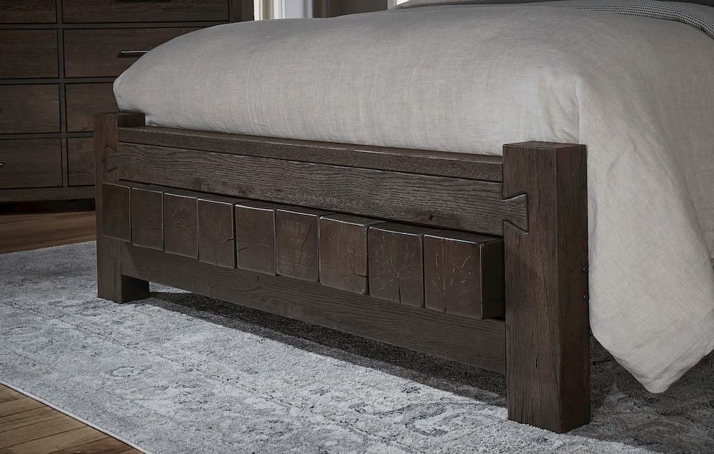 Vaughan Bassett - Dovetail - Queen Poster Bed With 6X6 Fb - Java - 750-558-155-922  view 6