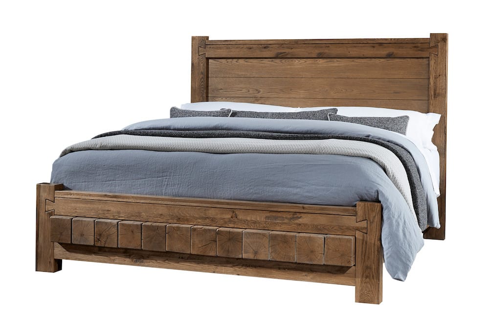 Vaughan Bassett - Dovetail - Queen Poster Bed With 6X6 Fb - Natural - 752-558-155-922  view 1