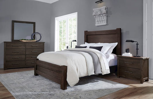 Vaughan Bassett - Dovetail - Queen Poster Bed With Poster Fb - Java - 750-558-855-922  view 2