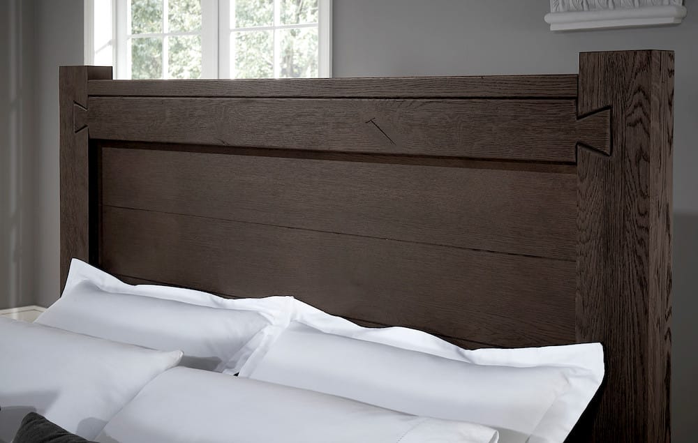 Vaughan Bassett - Dovetail - Queen Poster Bed With Poster Fb - Java - 750-558-855-922  view 3