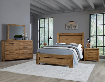 Vaughan Bassett - Dovetail - Queen Poster Bed With Poster Fb - Natural - 752-558-855-922  view 3