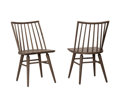 Vaughan Bassett - Dovetail - Spindle Side Chair - Aged Grey - 753-040  view 1