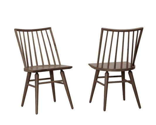 Vaughan Bassett - Dovetail - Spindle Side Chair - Aged Grey - 753-040  view 1