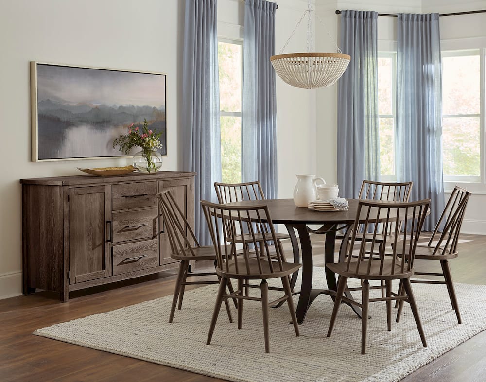Vaughan Bassett - Dovetail - Spindle Side Chair - Aged Grey - 753-040  view 2