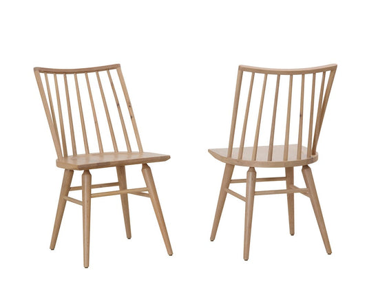 Vaughan Bassett - Dovetail - Spindle Side Chair - Bleached White - 755-040  view 1