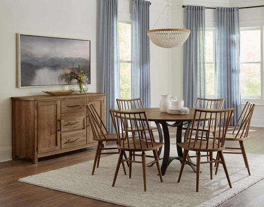 Vaughan Bassett - Dovetail - Spindle Side Chair - Natural - 752-040  view 2