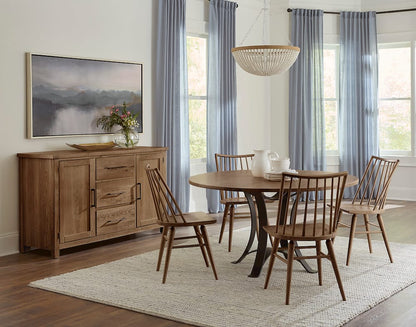 Vaughan Bassett - Dovetail - Spindle Side Chair - Natural - 752-040  view 3