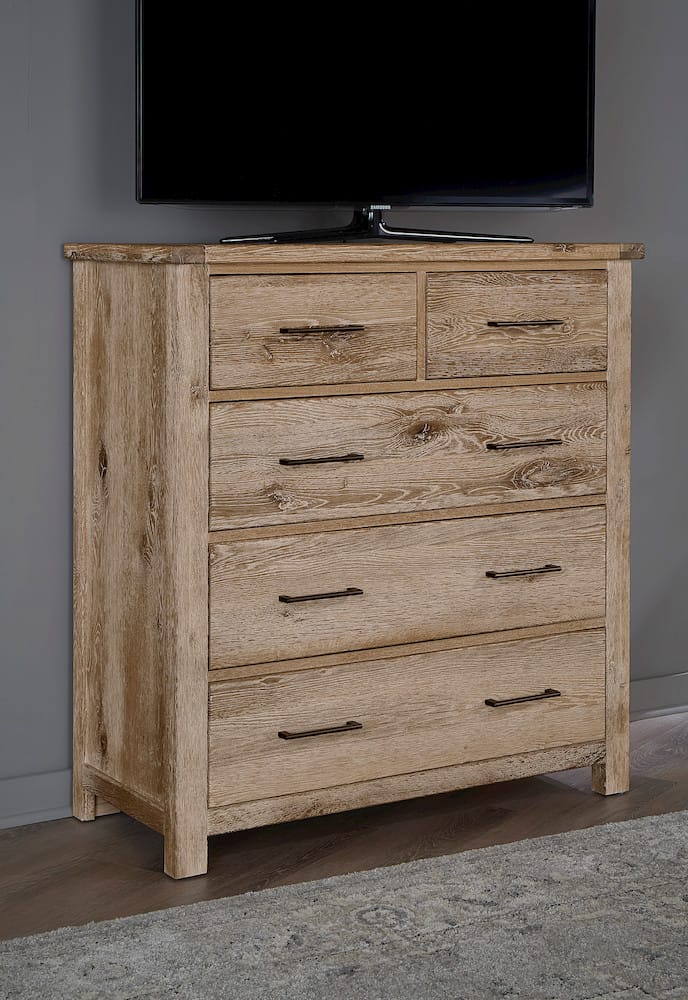 Vaughan Bassett - Dovetail - Standing Dresser - Sun Bleached White - 754-004  view 2