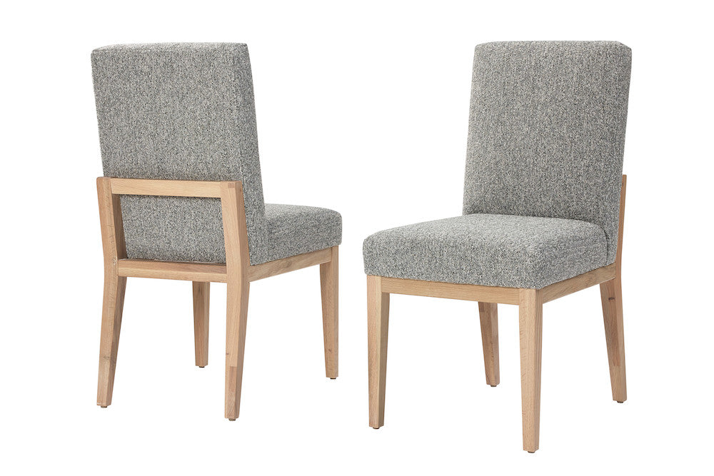 Vaughan Bassett - Dovetail - Uph Side Chair Charcoal Fabric - 755-030D  view 1