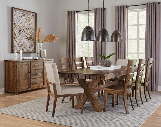 Vaughan Bassett - Dovetail - Uph Side Chair Oatmeal Fabric - 752-030B  view 2