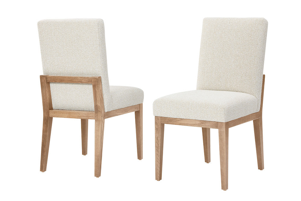 Vaughan Bassett - Dovetail - Uph Side Chair Oatmeal Fabric - 755-030B  view 1