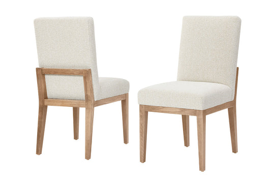 Vaughan Bassett - Dovetail - Uph Side Chair Oatmeal Fabric - 755-030B  view 1