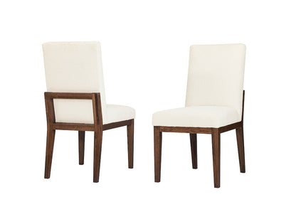 Vaughan Bassett - Dovetail - Uph Side Chair White Fabric - 752-030A  view 1