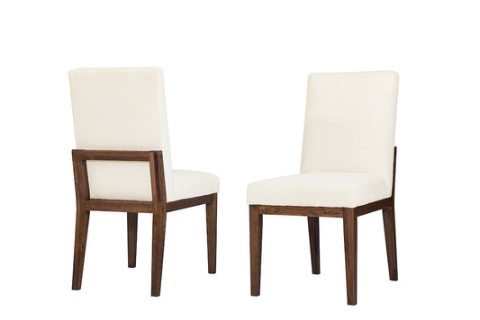 Vaughan Bassett - Dovetail - Uph Side Chair White Fabric - 752-030A  view 1