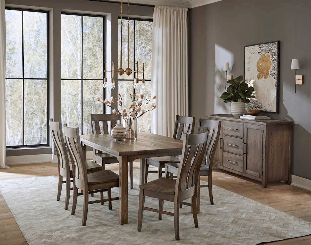 Vaughan Bassett - Dovetail - Vertical Slat Chair - Aged Grey - 753-010  view 2
