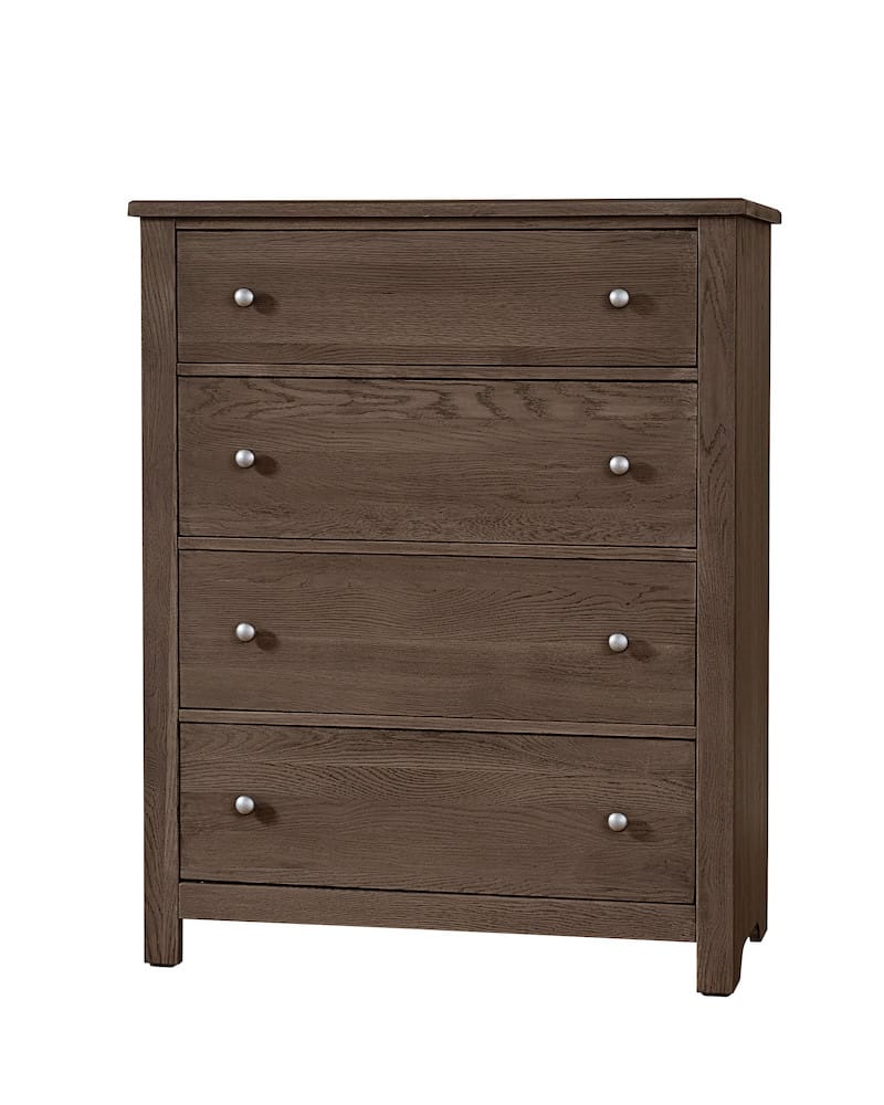 Vaughan Bassett - Fundamentals - Chest - 4 Drwr - Grey - 11-114  view 1