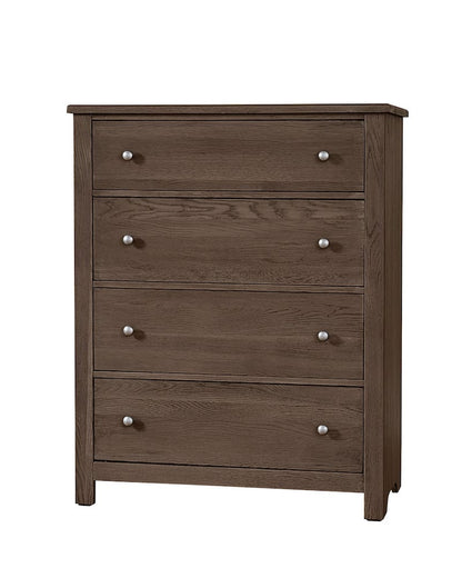 Vaughan Bassett - Fundamentals - Chest - 4 Drwr - Grey - 11-114  view 1