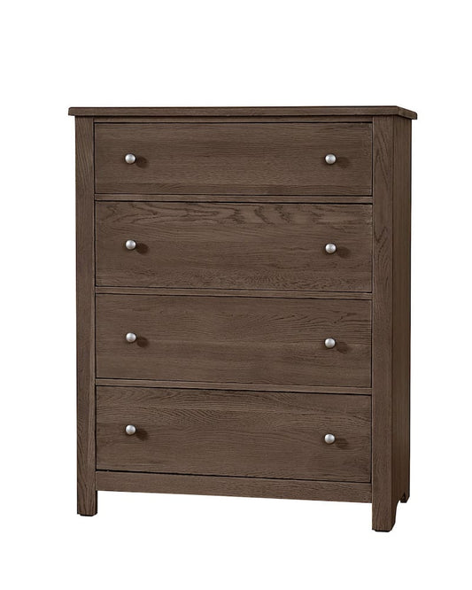 Vaughan Bassett - Fundamentals - Chest - 4 Drwr - Grey - 11-114  view 1