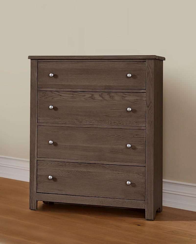 Vaughan Bassett - Fundamentals - Chest - 4 Drwr - Grey - 11-114  view 2