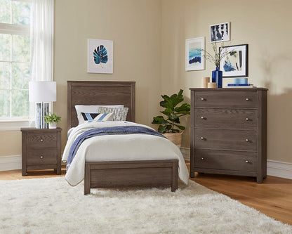 Vaughan Bassett - Fundamentals - Chest - 4 Drwr - Grey - 11-114  view 5