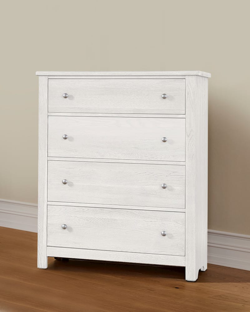 Vaughan Bassett - Fundamentals - Chest - 4 Drwr - White - 16-114  view 4