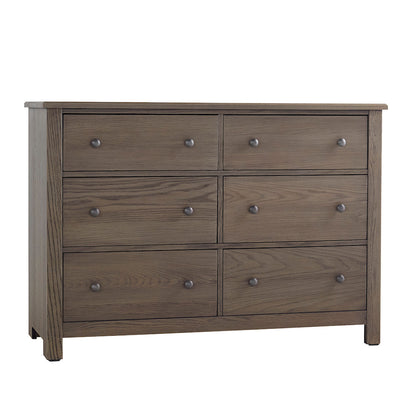 Vaughan Bassett - Fundamentals - Dresser - 6 Drwr - Grey - 11-002  view 1
