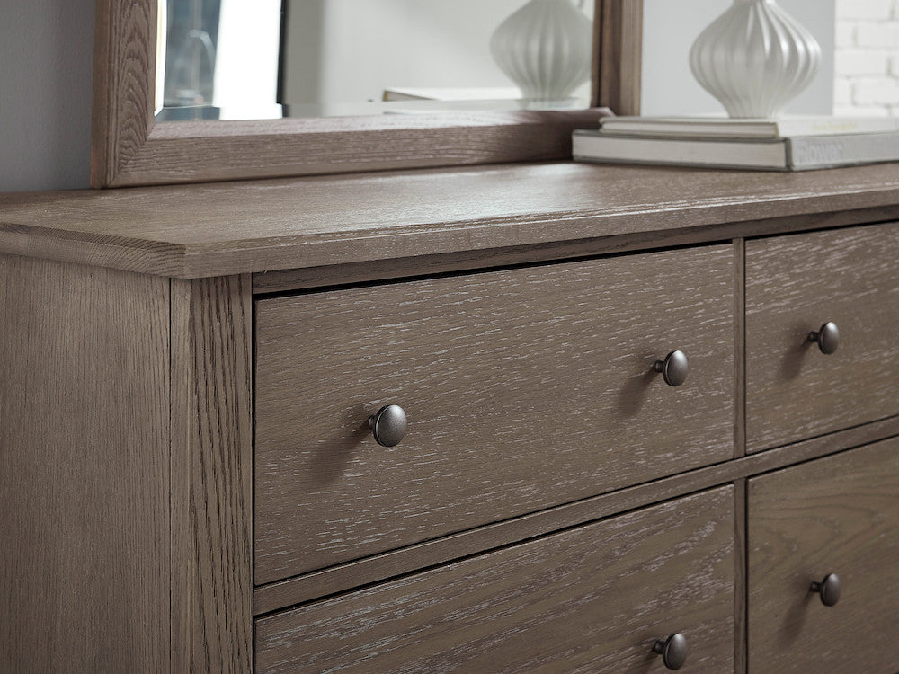 Vaughan Bassett - Fundamentals - Dresser - 6 Drwr - Grey - 11-002  view 4