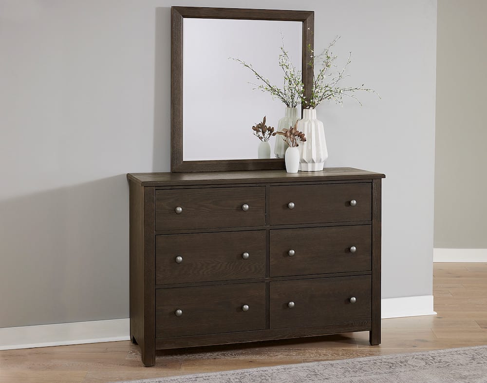 Vaughan Bassett - Fundamentals - Dresser - 6 Drwr - Java - 10-002  view 2