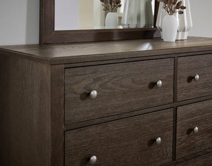 Vaughan Bassett - Fundamentals - Dresser - 6 Drwr - Java - 10-002  view 5