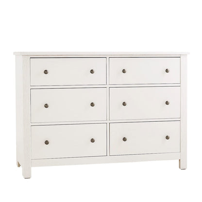 Vaughan Bassett - Fundamentals - Dresser - 6 Drwr - White - 16-002  view 1