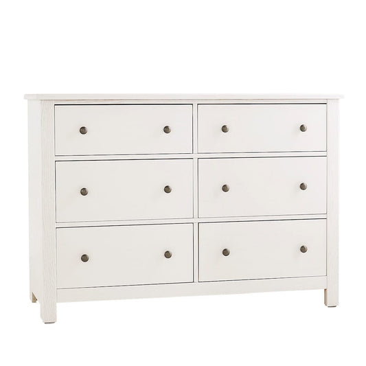 Vaughan Bassett - Fundamentals - Dresser - 6 Drwr - White - 16-002  view 1