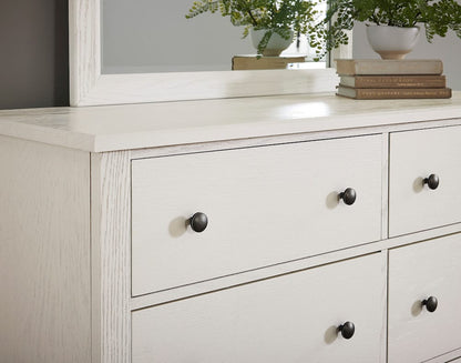 Vaughan Bassett - Fundamentals - Dresser - 6 Drwr - White - 16-002  view 4